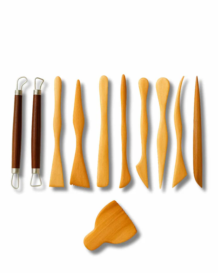 Complete Clay Modelling Tool Set for Sculpting Carving and Detailing - Retail Maharaj
