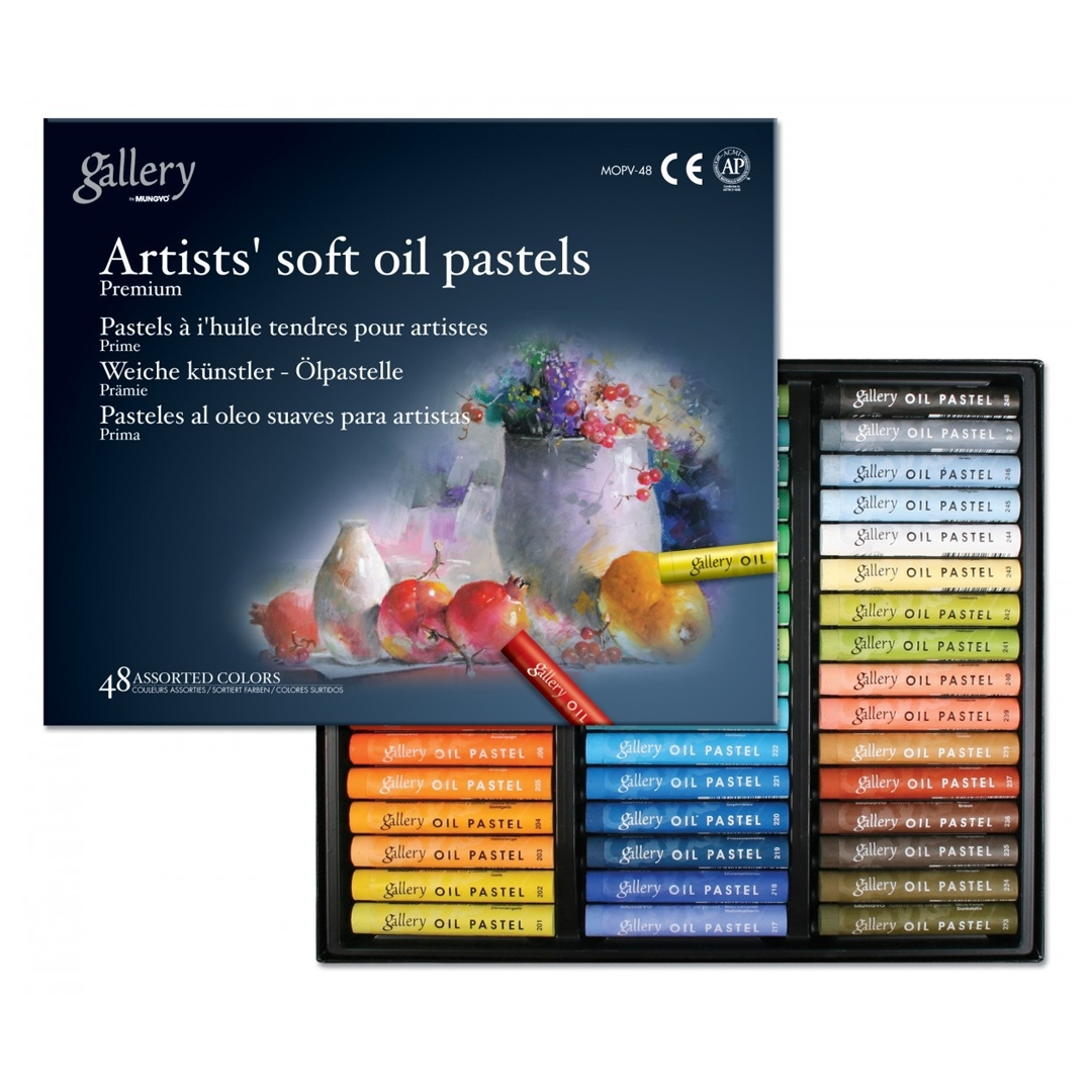 Mungyo Gallery Artist Soft Oil Pastels – Assorted Colour Sets of 24, 36 & 48 - Retail Maharaj