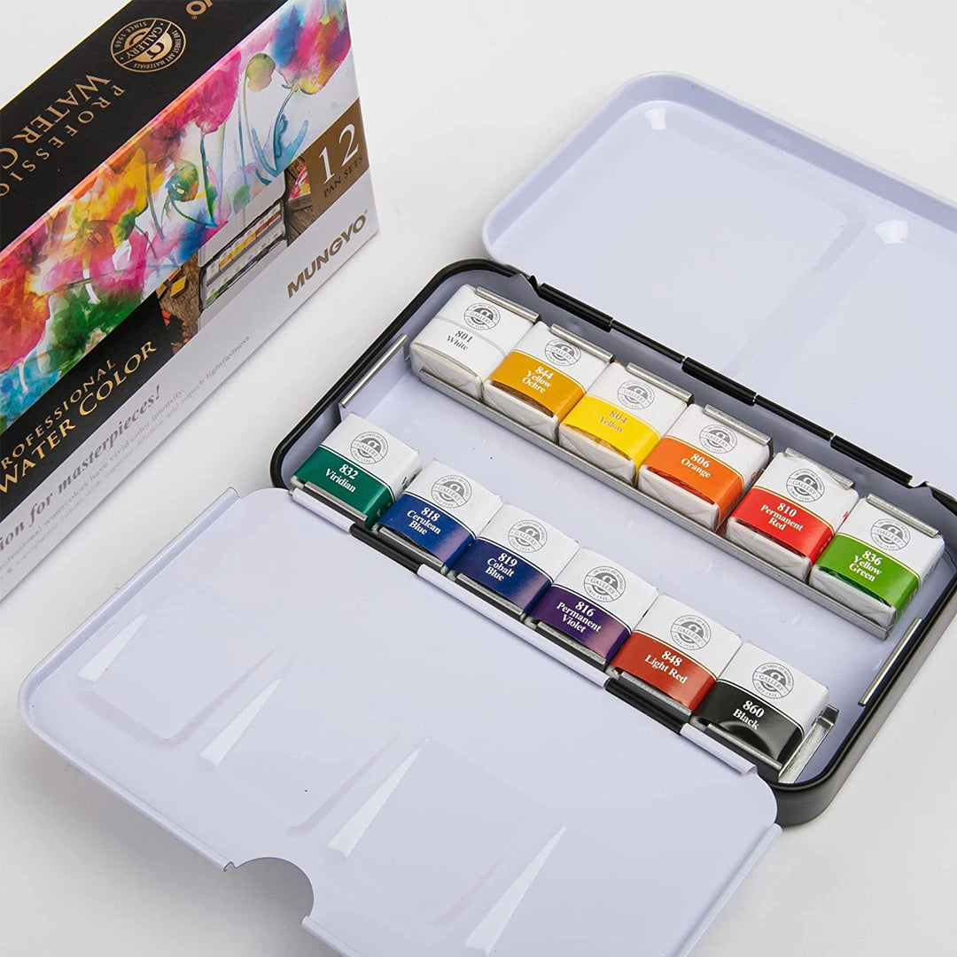 Mungyo Professional Water Color Pan Sets - Retail Maharaj