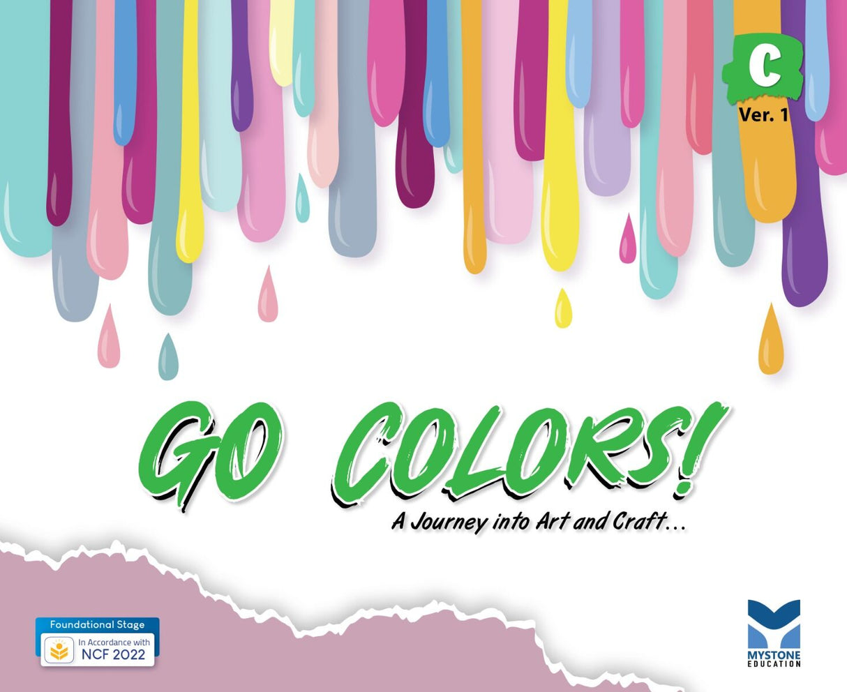 My Stone Education | Go Colors | A Journey into Art and Craft | Book C - Retail Maharaj