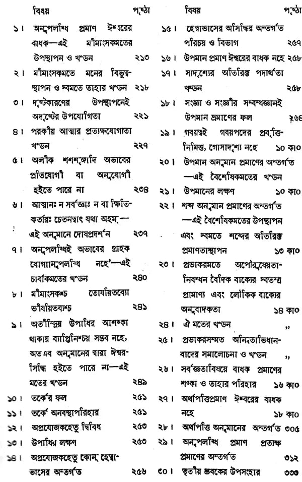 Nyayakusumanjali (Bengali)