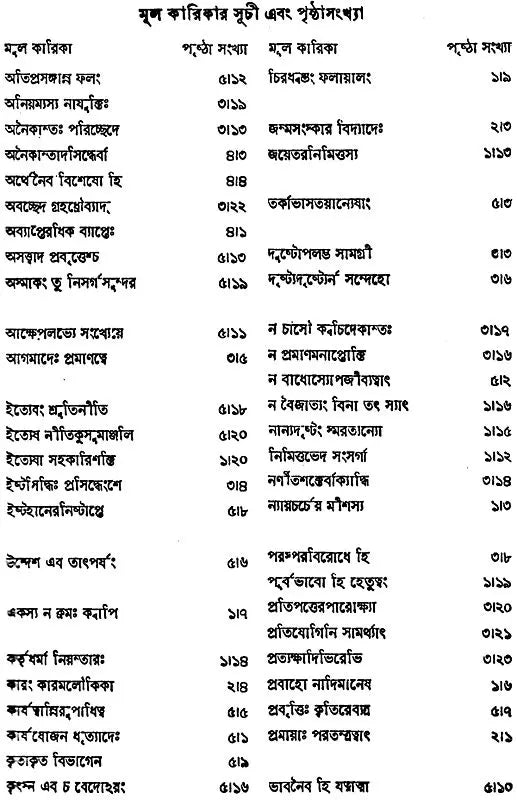 Nyayakusumanjali (Bengali)