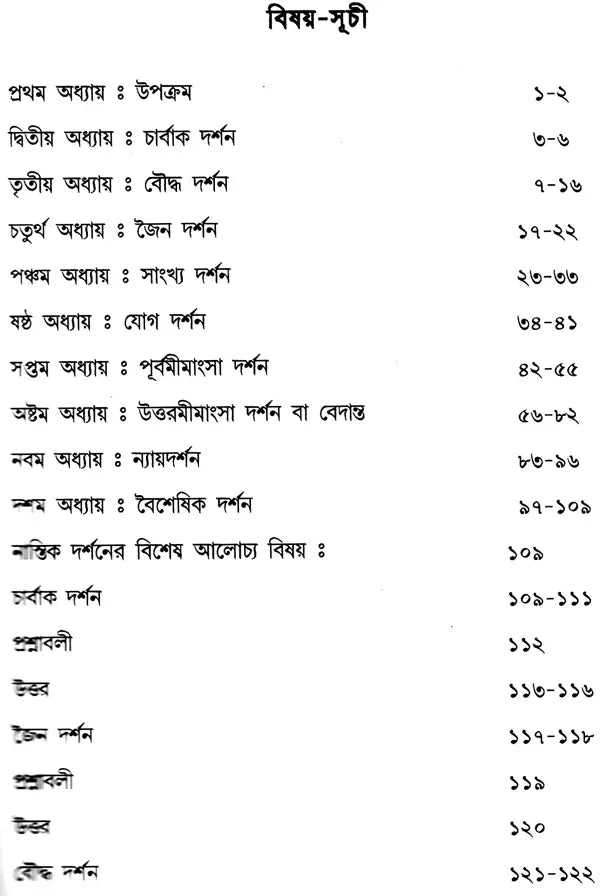 Bharatiya Darshaner Itihaser Ruparekha (Bengali)