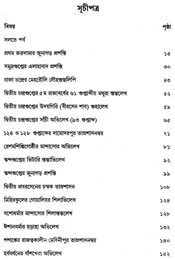 Nityakaler Tui Puratan: Selected Sanskrit Inscriptions (Bengali)