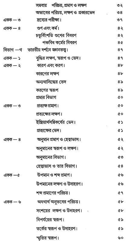 Bharatiya Darshane Tattvavidya O Jnanatattva (Bengali)