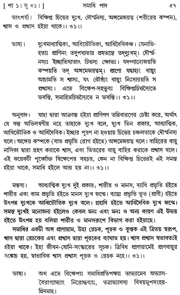 Patanjal Darshan (Bengali)