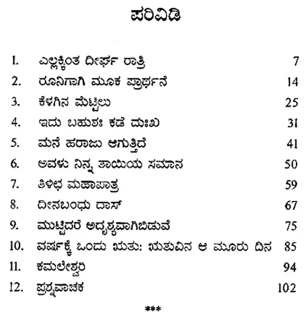 Ellakkinta Deergharatri- Chandrasekhar Rath's Award Winning Oriya Short Stories 'Sabutharu Dirgharati' (Kannada) - Retail Maharaj