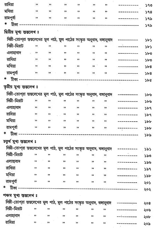 অশোক অভিলেখ - Inscriptions of Ashoka (Bengali)