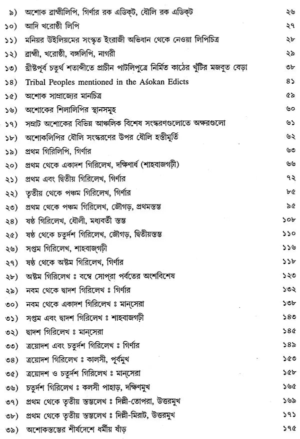 অশোক অভিলেখ - Inscriptions of Ashoka (Bengali)