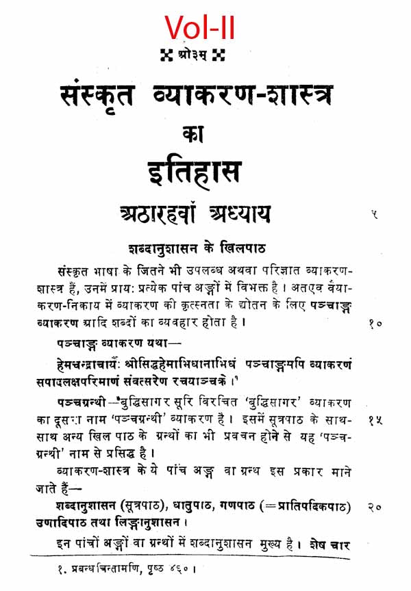 History of Sanskrit Grammar – Literature (Set of 2 Volumes) - Retail Maharaj