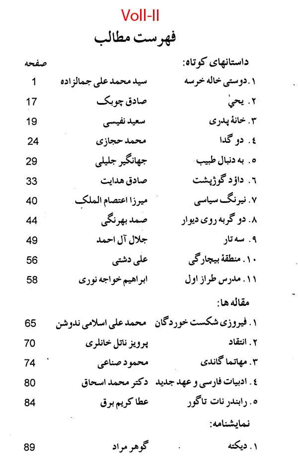 Persian Selections - Muntakhabat- I- Farsi (Volume 2 only)