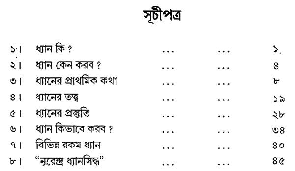 Dhyan O Maner Shakti (Bengali)