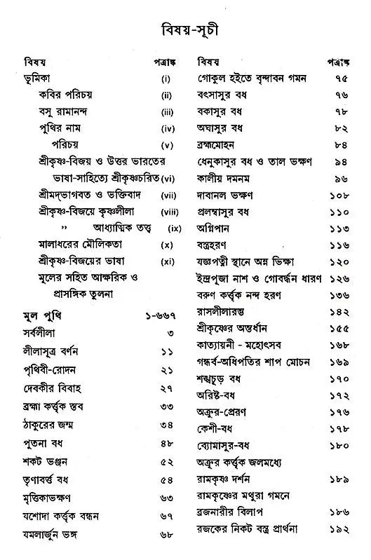 Sri Krishna- Vijay Maladhar Basu
