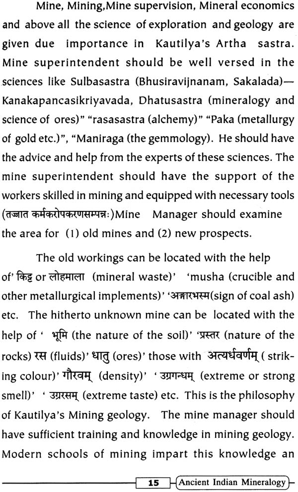 Mineralogical Traditions in Sanskrit Literature Sanskrit Science Series 8 Ancient Indian Mineralogy No 1 - Retail Maharaj