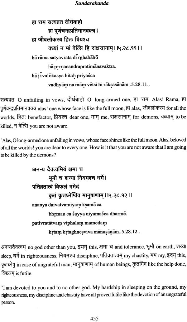 Valmiki Ramayana: Sundarakanda (With Sanskrit Text, Roman Transliteration, Word-to-Word Meaning and English Translation) - Retail Maharaj