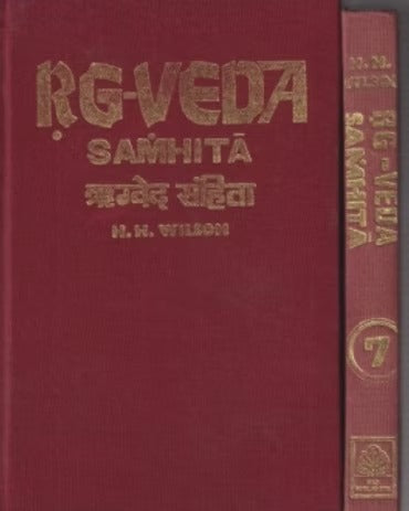 ṚG-VEDA SAṀHITA (TEXT WITH ENGLISH TRANS. AND NOTES ETC.) - Retail Maharaj