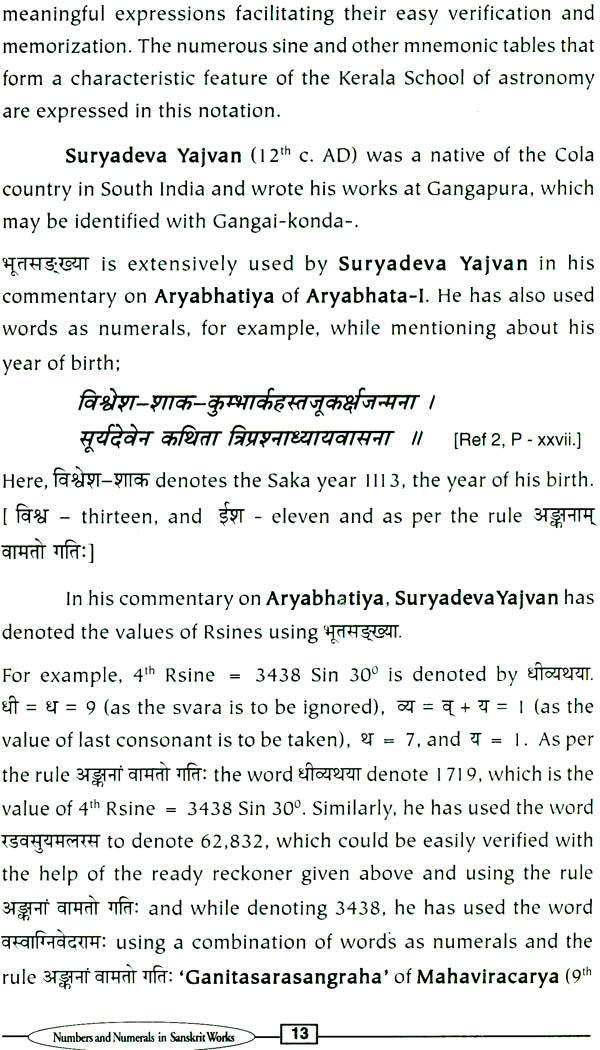 Numbers and Numerals in Sanskrit Works - Retail Maharaj