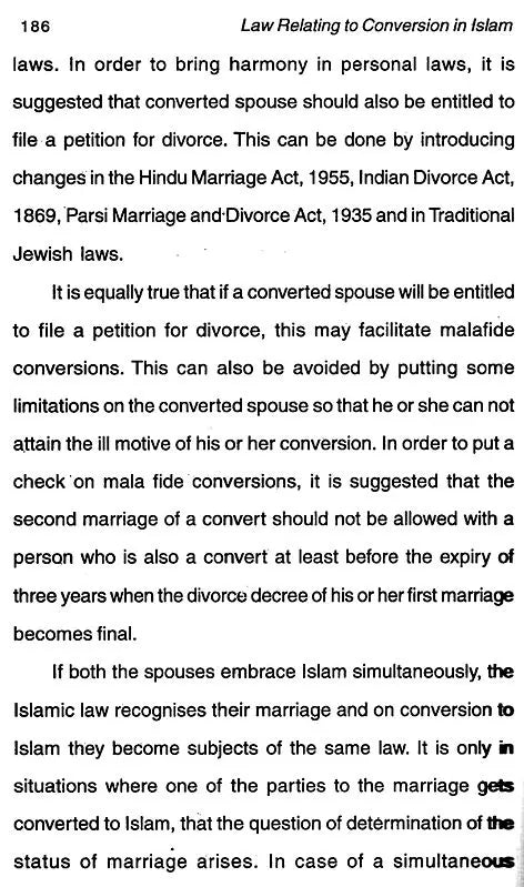 Law Relating to Conversion In Islam: Towards Harmony of Conflicting Matrimonial Laws in India - Retail Maharaj