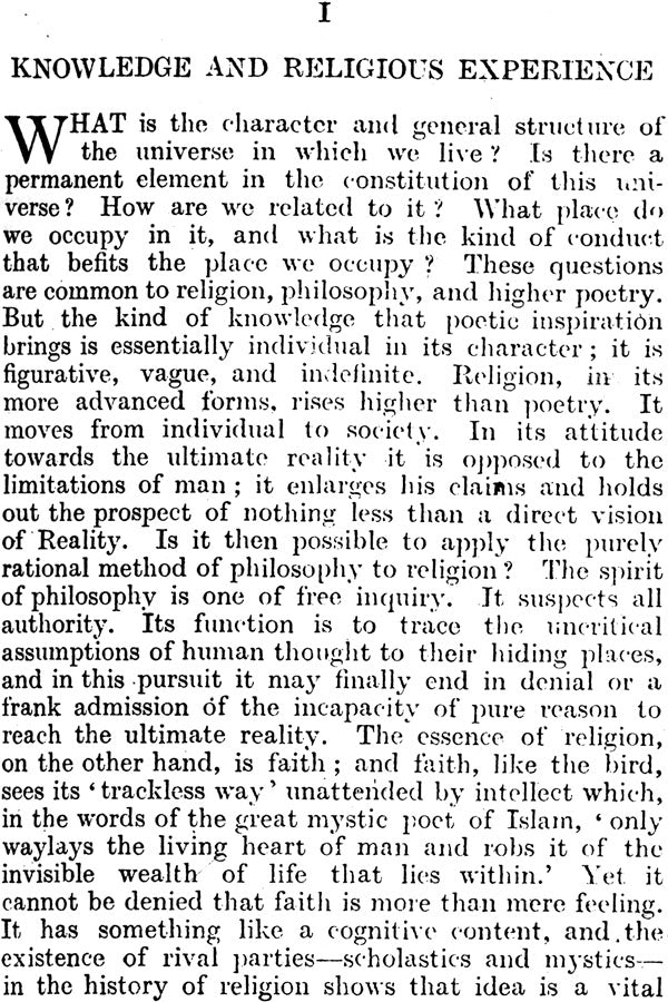 The Reconstruction of Religious Thought in Islam - Retail Maharaj