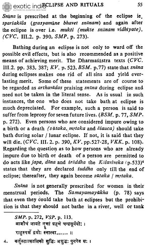 Eclipses in Hindu Life and Thought