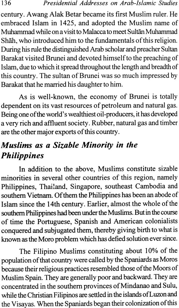 Presidential Addresses On Arab-Islamic Studies - Retail Maharaj