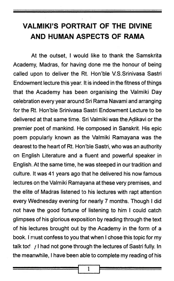 Lectures on Rama & Ramayana - Retail Maharaj