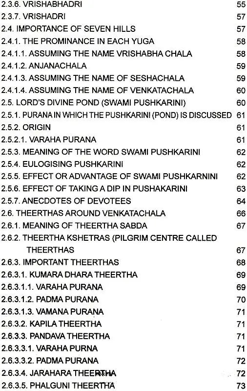 A Study of Sri Venkatacala Mahatmyam with Special Reference to Varaha and Bhavisyottara Puranas - Retail Maharaj