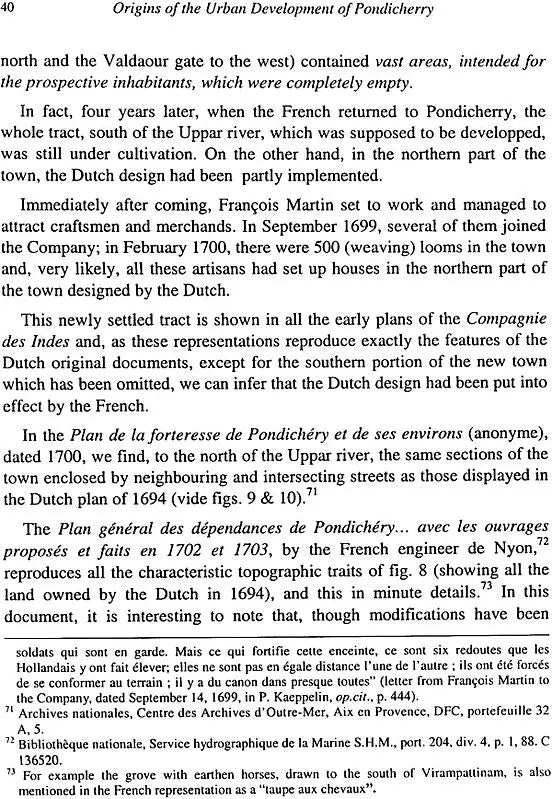 Origins of the Urban Development of Pondicherry According to Seventeenth Century Dutch Plans - Retail Maharaj
