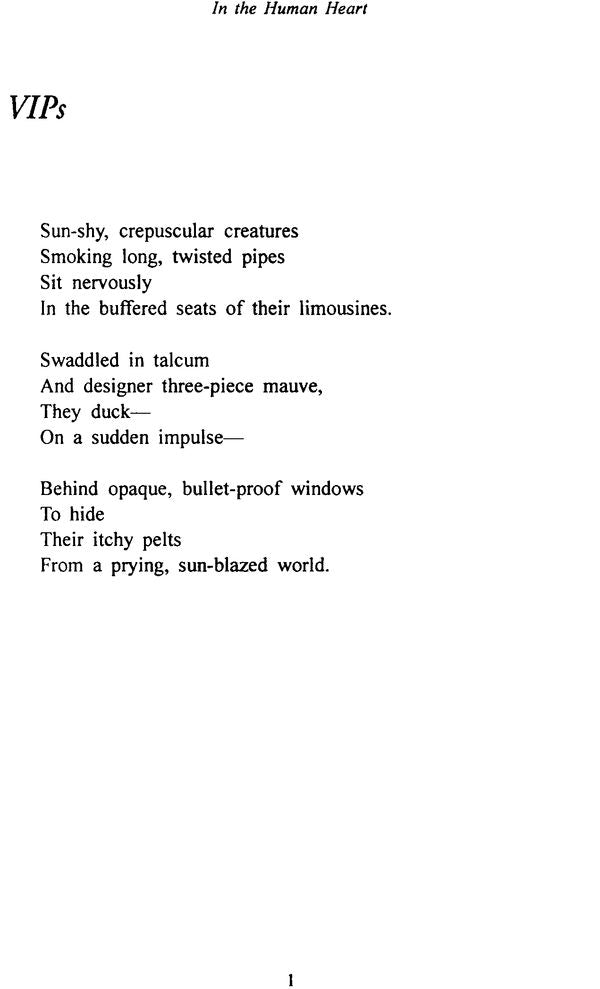 In the Human Heart (Collection of Poems) - Retail Maharaj