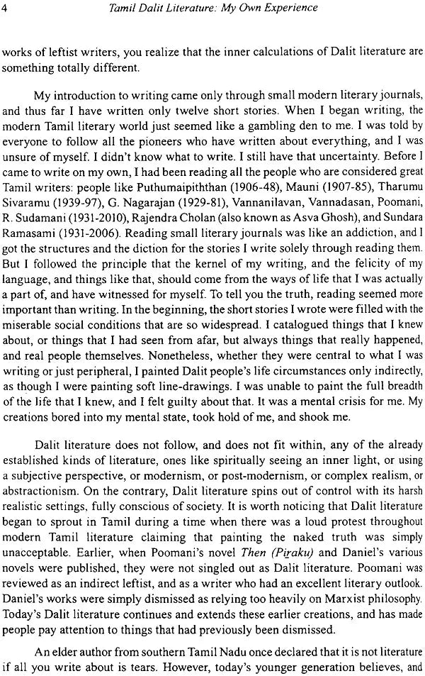 Tamil Dalit Literature (My Own Experience) - Retail Maharaj
