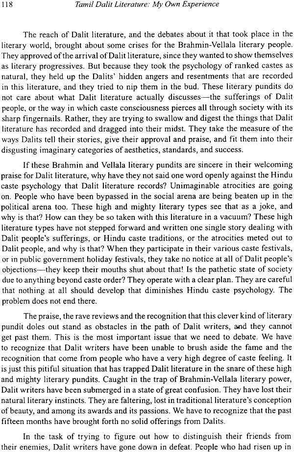 Tamil Dalit Literature (My Own Experience) - Retail Maharaj