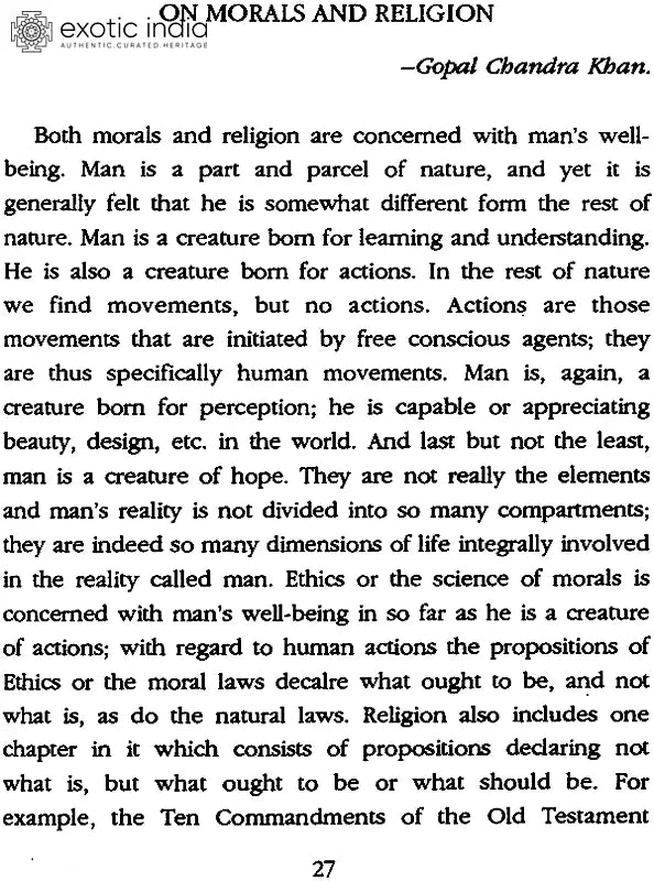 Morality and Religion: Some Reflections
