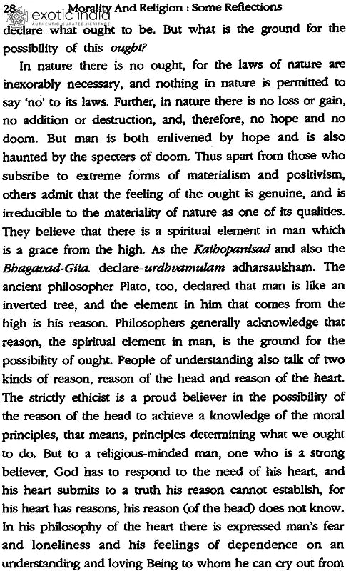 Morality and Religion: Some Reflections