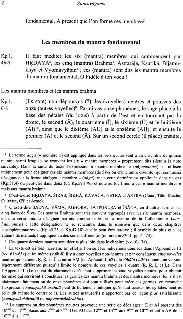 Le Rauravagama: Un Traite De Rituel Et De Doctrine Sivaites (Set of Two Volumes) - Retail Maharaj