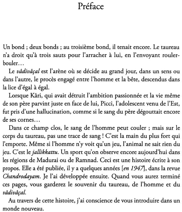 Vadivacal (Des Taureaux Et Des Hommes En Pays Tamoul) - Retail Maharaj