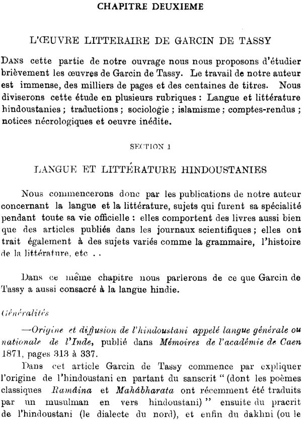 Garcin De Tassy: Biographie Et Etude Critique De ses Oeuvres - Retail Maharaj