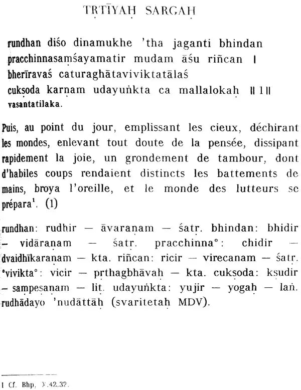 Le Dhatukavya De Narayanabhatta (Un Poeme Didactique Sanskrit) - Retail Maharaj