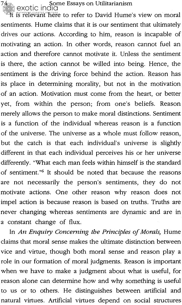 Some Essays on Utilitarianism