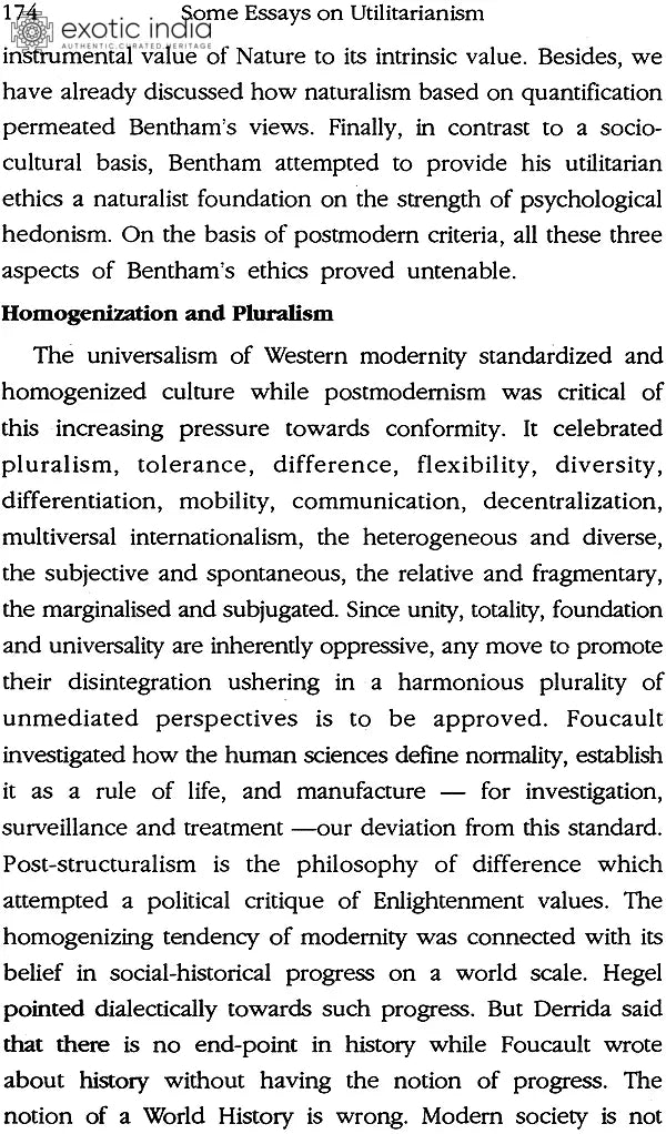 Some Essays on Utilitarianism