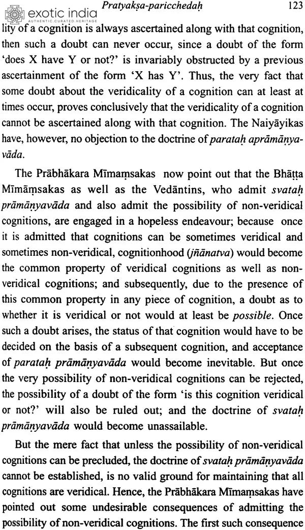 Vedantaparibhasa of Dharmaraja Adhvarindra (Part I)