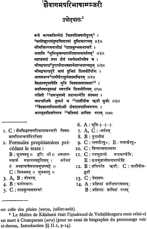 Saivagamaparibhasamanjari de Vedajnana - Retail Maharaj