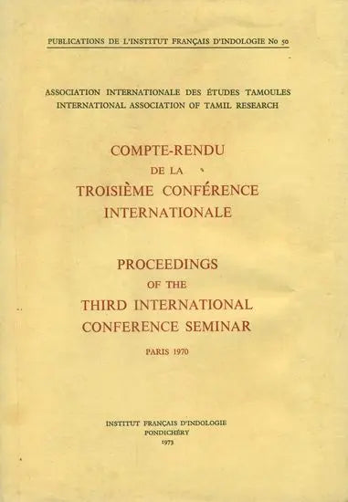 Compte-Rendu De La Troisieme Conference Internationale - Retail Maharaj