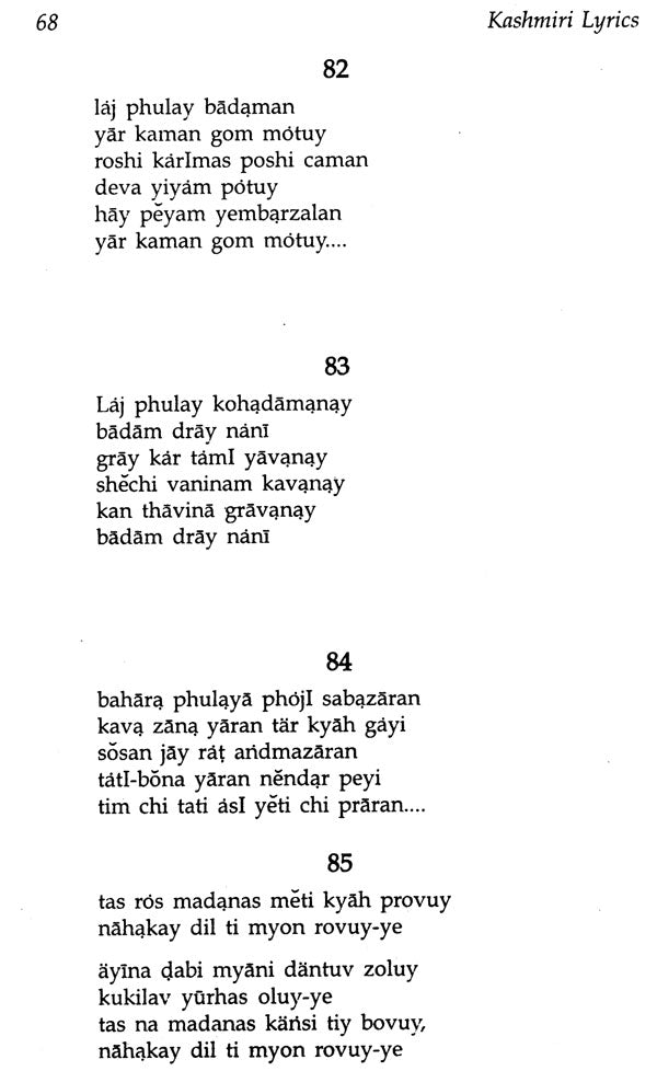 Kashmiri Lyrics - Retail Maharaj
