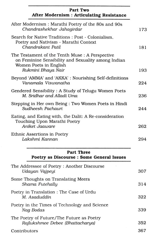 Indian Poetry Modernism and After - Retail Maharaj