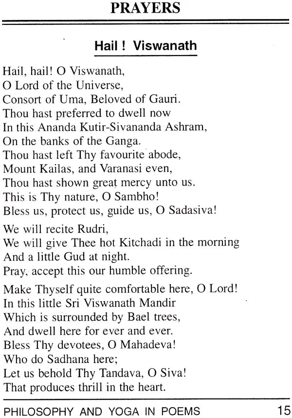 Philosophy and Yoga - In Poems - Retail Maharaj