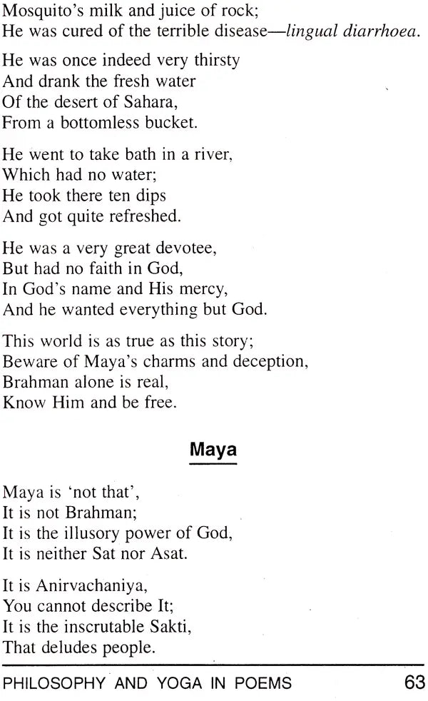 Philosophy and Yoga - In Poems - Retail Maharaj