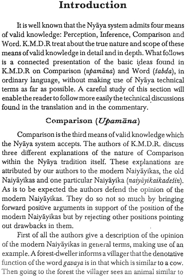 Nyaya Philosophy of Language: Analysis, Text, Translation and Interpretation of Upamana and Sabda Sections of Karikavali, Muktavali and Dinakari (Sri Garib Dass Oriental Series) - Retail Maharaj