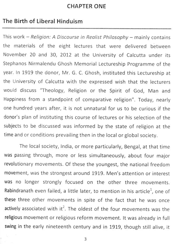 Religion - A Discourse in Realist Philosophy