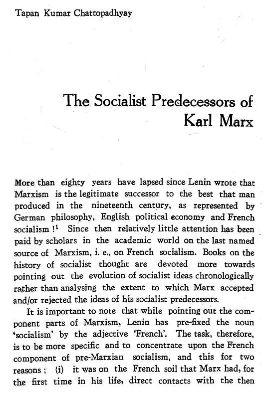 Varieties of Socialism (An Old and Rare Book)