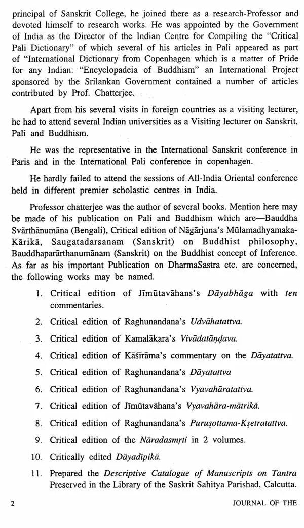 Journal of The Department of Pali- Vol- IX, 1999 (An Old and Rare Book)